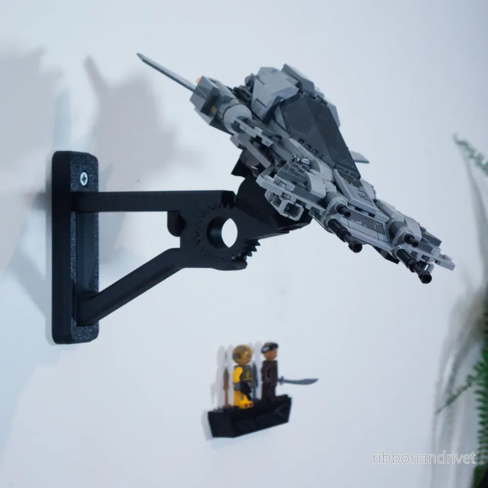 Väggfäste för Mandalorian Pirate Snub Fighter 75346 - Bild 2