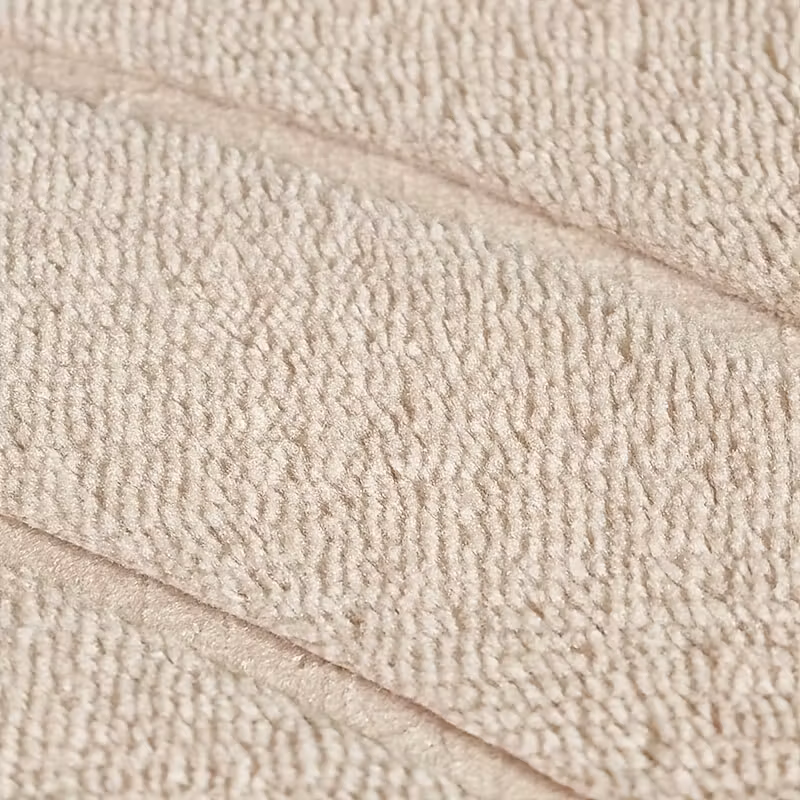 Beige halkfri och mjuk badrumsmatta 45x70cm - Bild 3