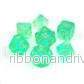 Chessex Borealis Polyhedral Light Green/gold Luminary 7-Die Set - Bild 2