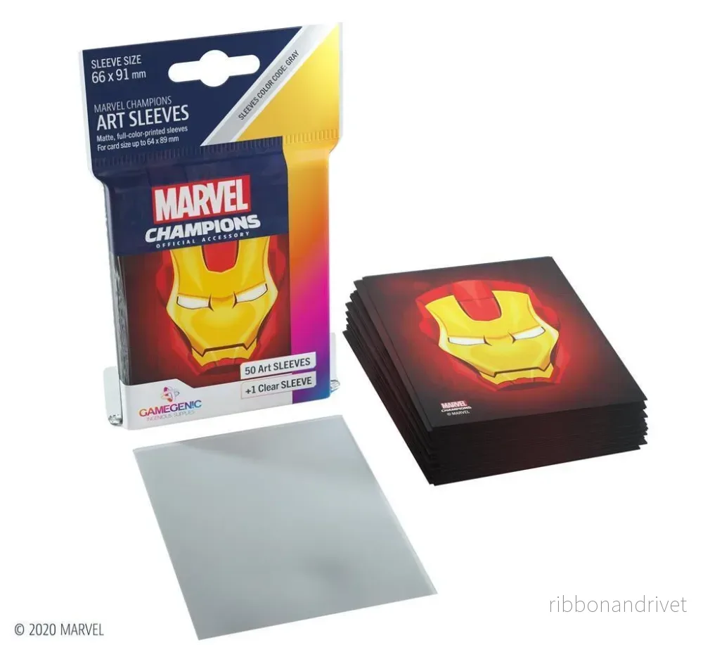 Gamegenic – Marvel Champions Konsthylsor – Iron Man (50+1) Gamegenic – Marvel Champions Konsthylsor – Iron Man (50+1)