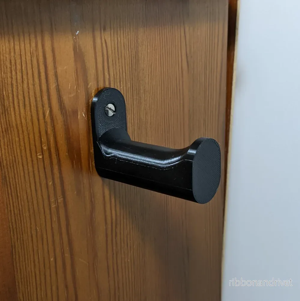 Väggmonterad hörlurshållare – Kompakt design - Bild 3