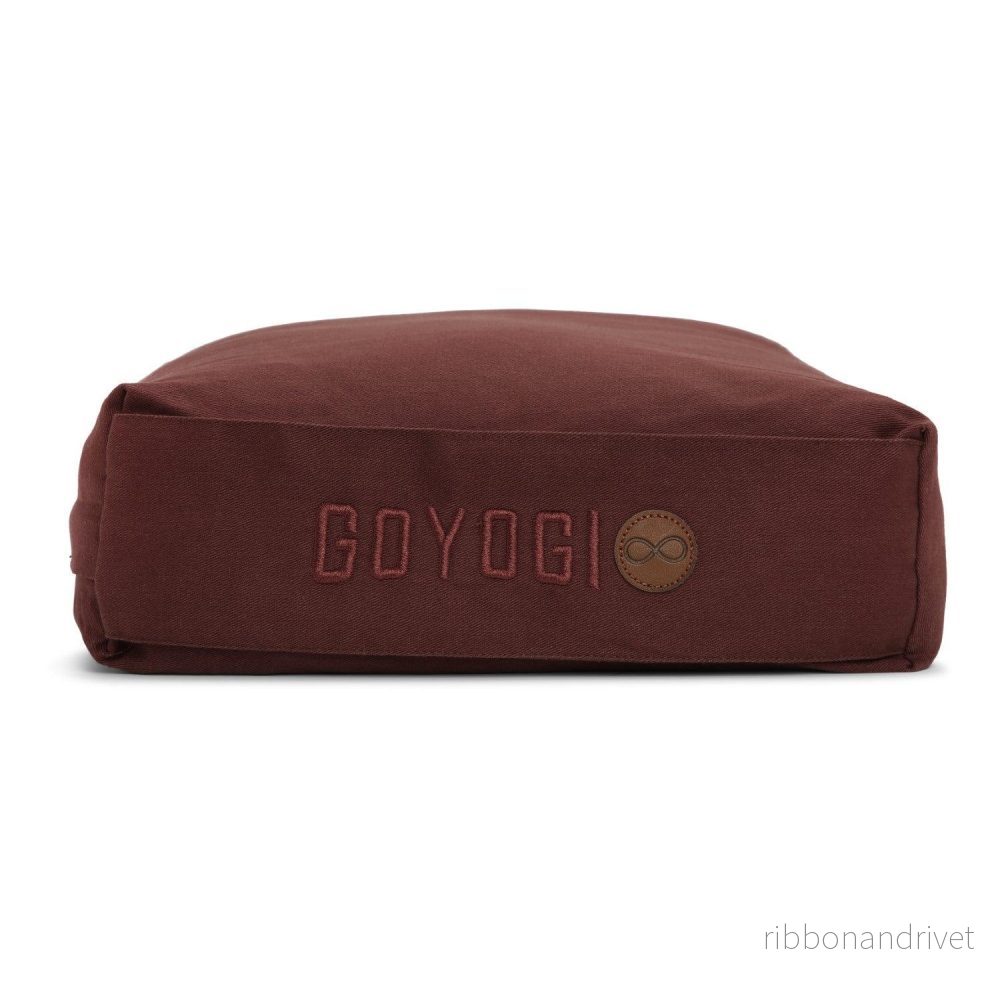 Calm Rektangulær Yoga Bolster - Dark Brown - Bild 2