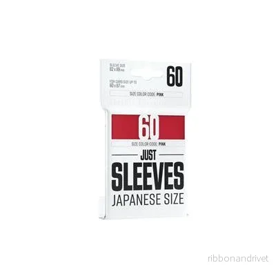 Just Sleeves - Japansk Storlek Röd (60 Sleeves) - Bild 2