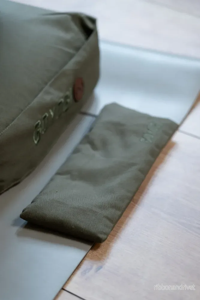 Calm Organic Cotton Eye Pillow – Dark Olive Calm Organic Cotton Eye Pillow – Dark Olive