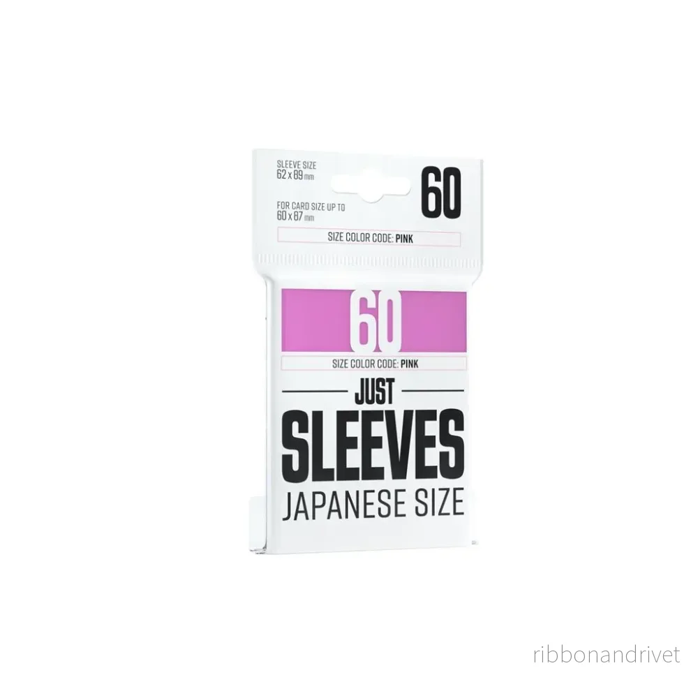 Just Sleeves – Japansk Storlek Rosa (60 Fickor) Just Sleeves – Japansk Storlek Rosa (60 Fickor)