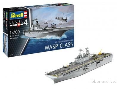 Revell: Modellset Assault Carrier USS Wasp Class Revell: Modellset Assault Carrier USS Wasp Class