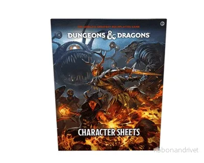 Dungeons & Dragons RPG - Karaktärsblad 2024 - EN