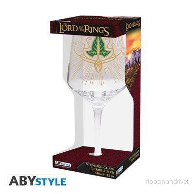 The Lord Of The Rings – glas på fot – Lorien Leaf - Bild 2