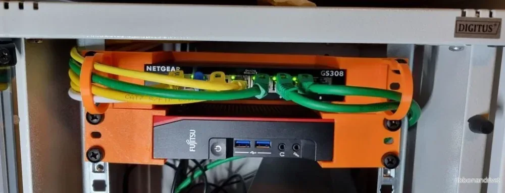 10 tums rackfäste för Netgear GS308 v3