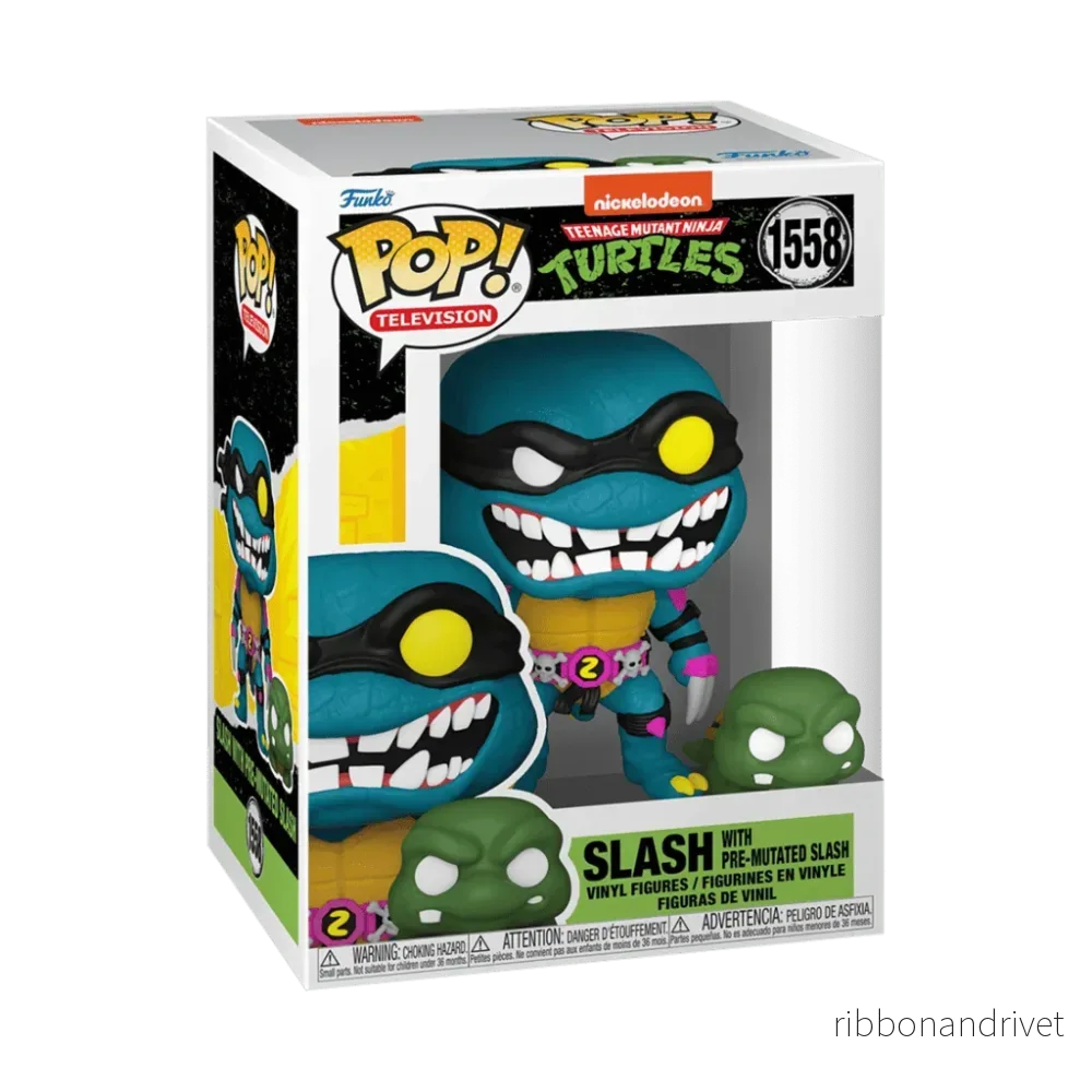 Funko POP POP&Buddy: TMNT S4 – Slash & Pre-mutated Funko POP POP&Buddy: TMNT S4 – Slash & Pre-mutated