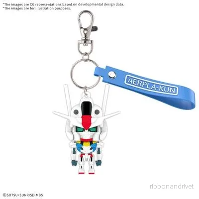 AERPLA-KUN 3D Gummi Maskot Nyckelring - Bild 2
