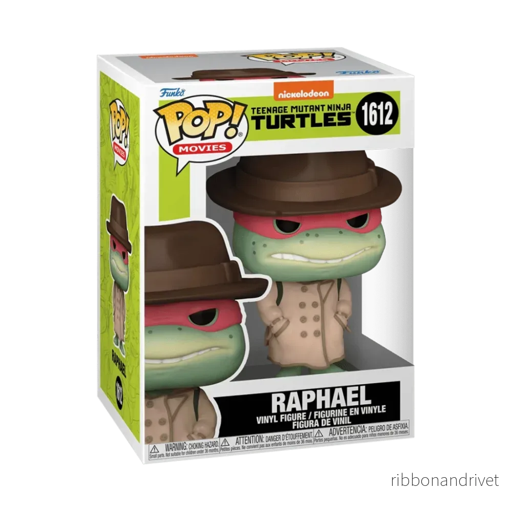 Funko POP Movies: TMNT – Raphael med Kappa & Hatt Funko POP Movies: TMNT – Raphael med Kappa & Hatt