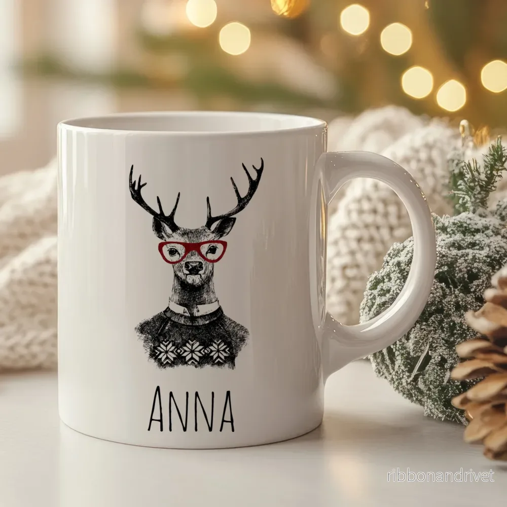 Christmas deer | Personlig julmugg Christmas deer | Personlig julmugg