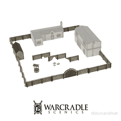 Warcradle Scenics: Normandy Farm – Walls – EN