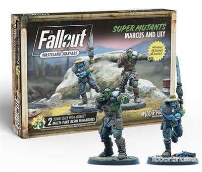 Fallout: Wasteland Warfare – Super Mutants: Marcus och Lily Fallout: Wasteland Warfare – Super Mutants: Marcus och Lily