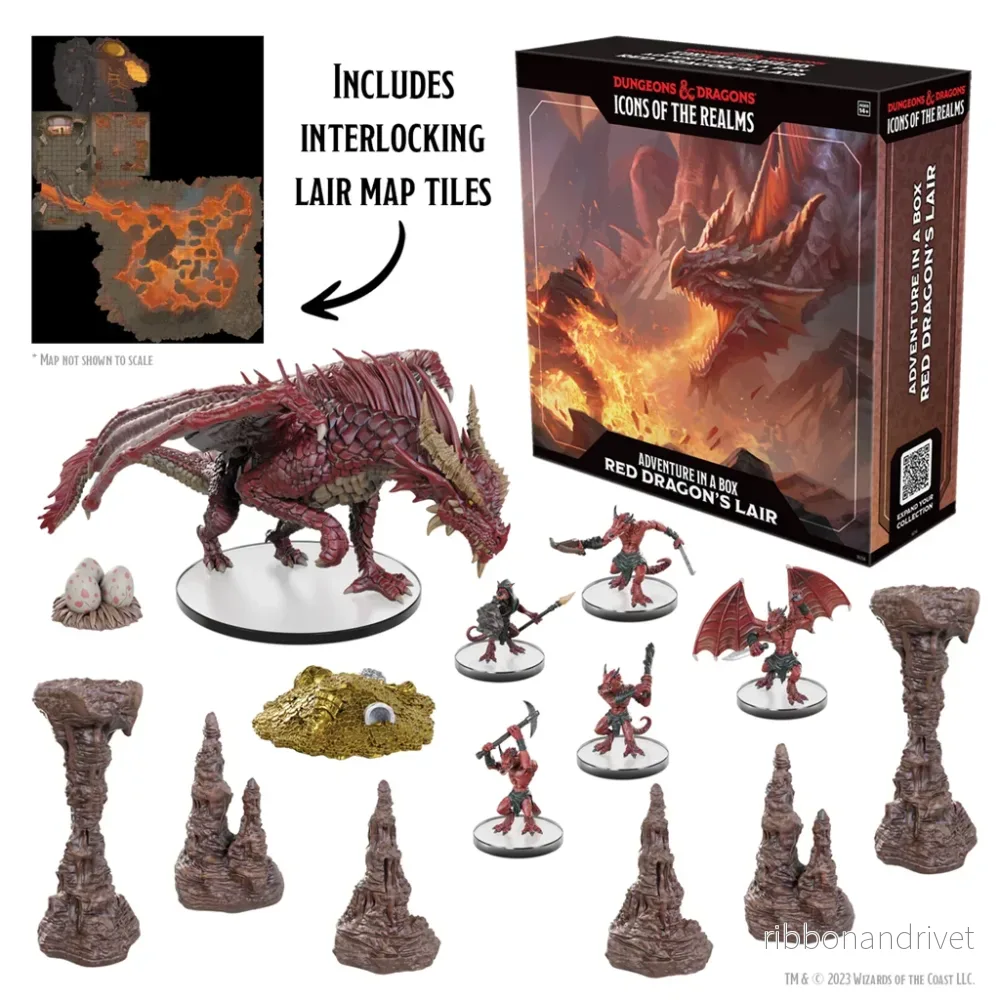 D&D Icons of the Realms: Adventure in a Box – Red Dragon’s Lair D&D Icons of the Realms: Adventure in a Box – Red Dragon’s Lair