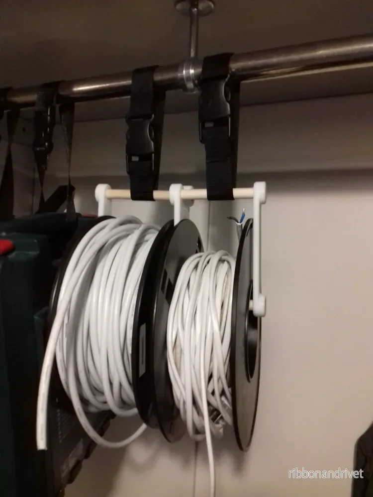 Filamentrullhängare för kabelorganisation