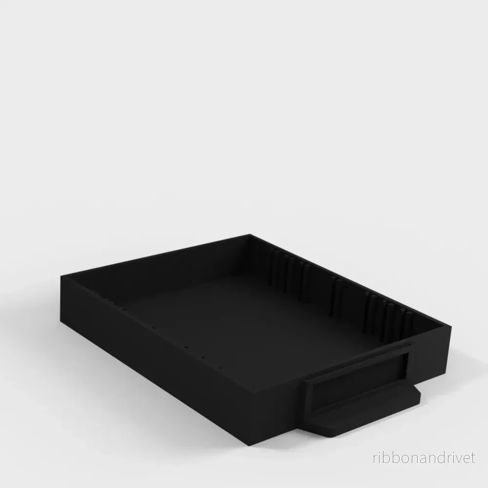 Liten förvaringslåda för smådelar (2,5 x 12,7 x 15,2 cm) - Bild 3