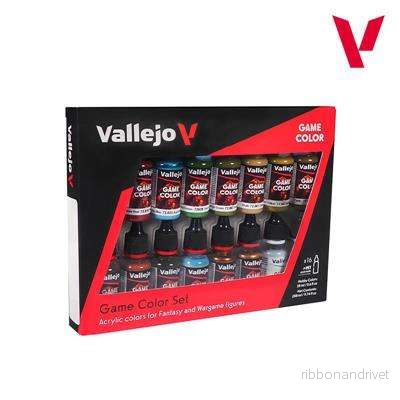 Vallejo Game Color - 16 Färger Set - Specialist 18 ml
