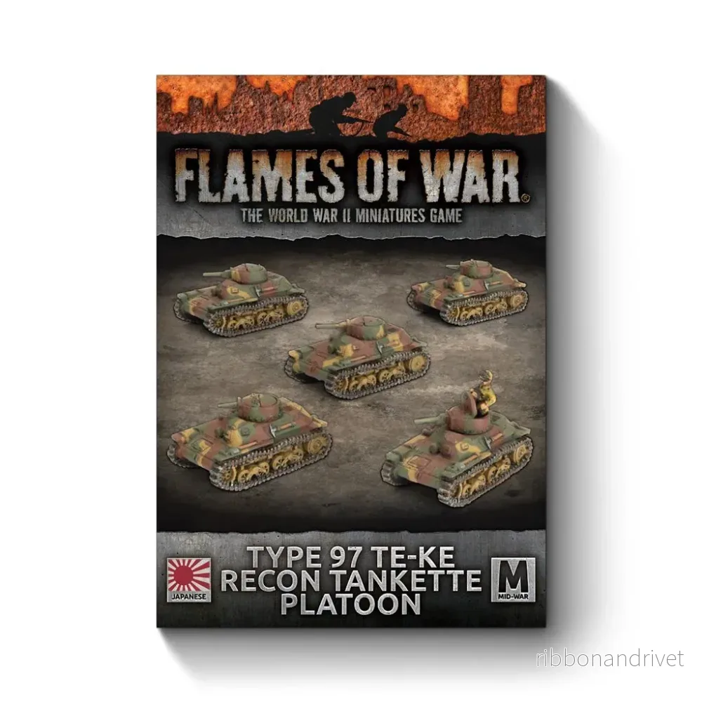 Type 97 Te-Ke Recon Tankette Platoon (x5) Type 97 Te-Ke Recon Tankette Platoon (x5)