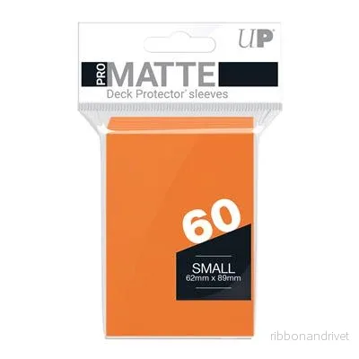 UP - Small Sleeves - Pro-Matte - Orange (60 Sleeves) - Bild 2