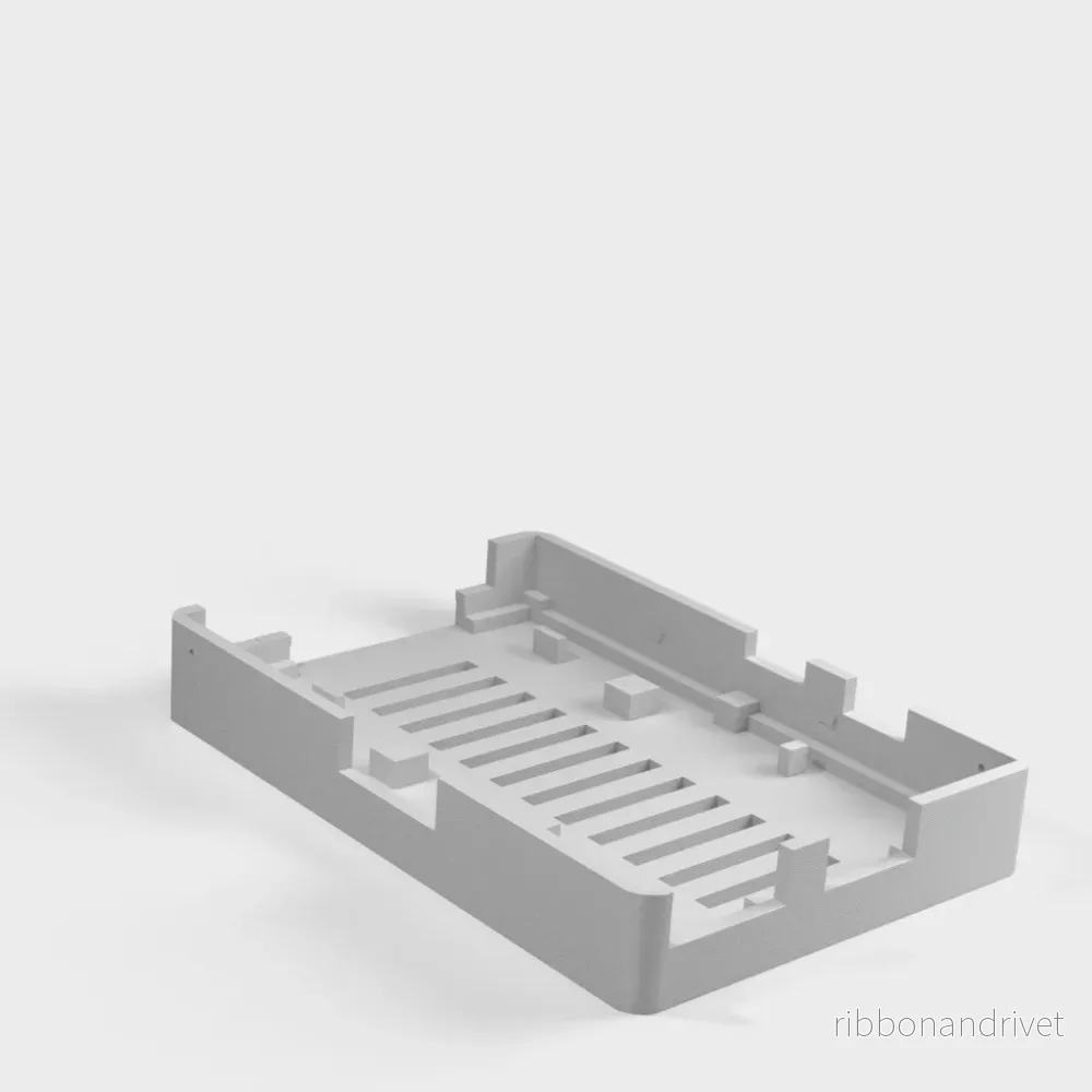 Raspberry Pi 1 DIN-skenafäste