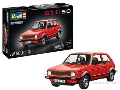 Revell: Presentset "50 år av VW Golf 1 GTi" skala 1:24 - Bild 2