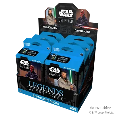 FFG - Star Wars: Unlimited - Legends of the Force Spotlight Deck Display (6 Decks) - Bild 2