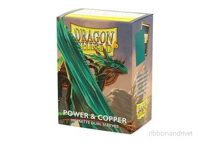 Dragon Shield Sleeves – Standard Size – Matte Dual – Power & Copper (100 Sleeves) Dragon Shield Sleeves – Standard Size – Matte Dual – Power & Copper (100 Sleeves)