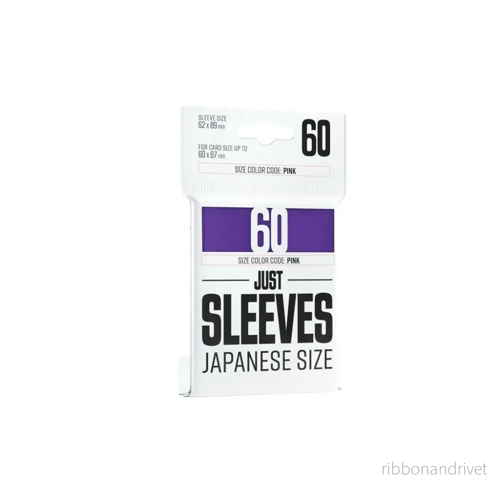 Just Sleeves – Japansk Storlek Lila (60 Sleever) Just Sleeves – Japansk Storlek Lila (60 Sleever)