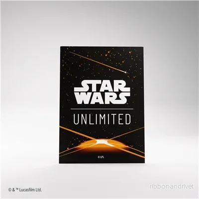 Gamegenic - Star Wars: Unlimited Art Sleeves - Card Back Orange - Bild 2