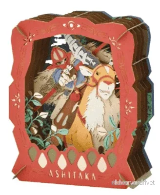 Princess Mononoke – Paper Theater – Ashitaka & Yakul Princess Mononoke – Paper Theater – Ashitaka & Yakul