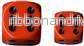 Chessex Opaque 16mm Orange d6 Dice Blocks (12 Dice)
