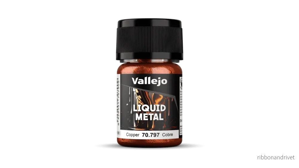 Vallejo Liquid Gold – Alkoholbaserade metallfärger – Koppar 35 ml Vallejo Liquid Gold – Alkoholbaserade metallfärger – Koppar 35 ml