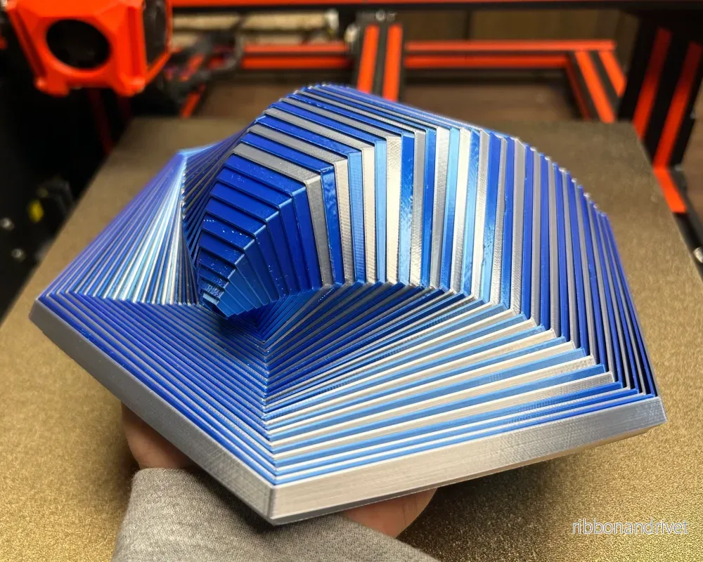Hexagon Superfidget V2 - 45 Segment PIP Design - Bild 3