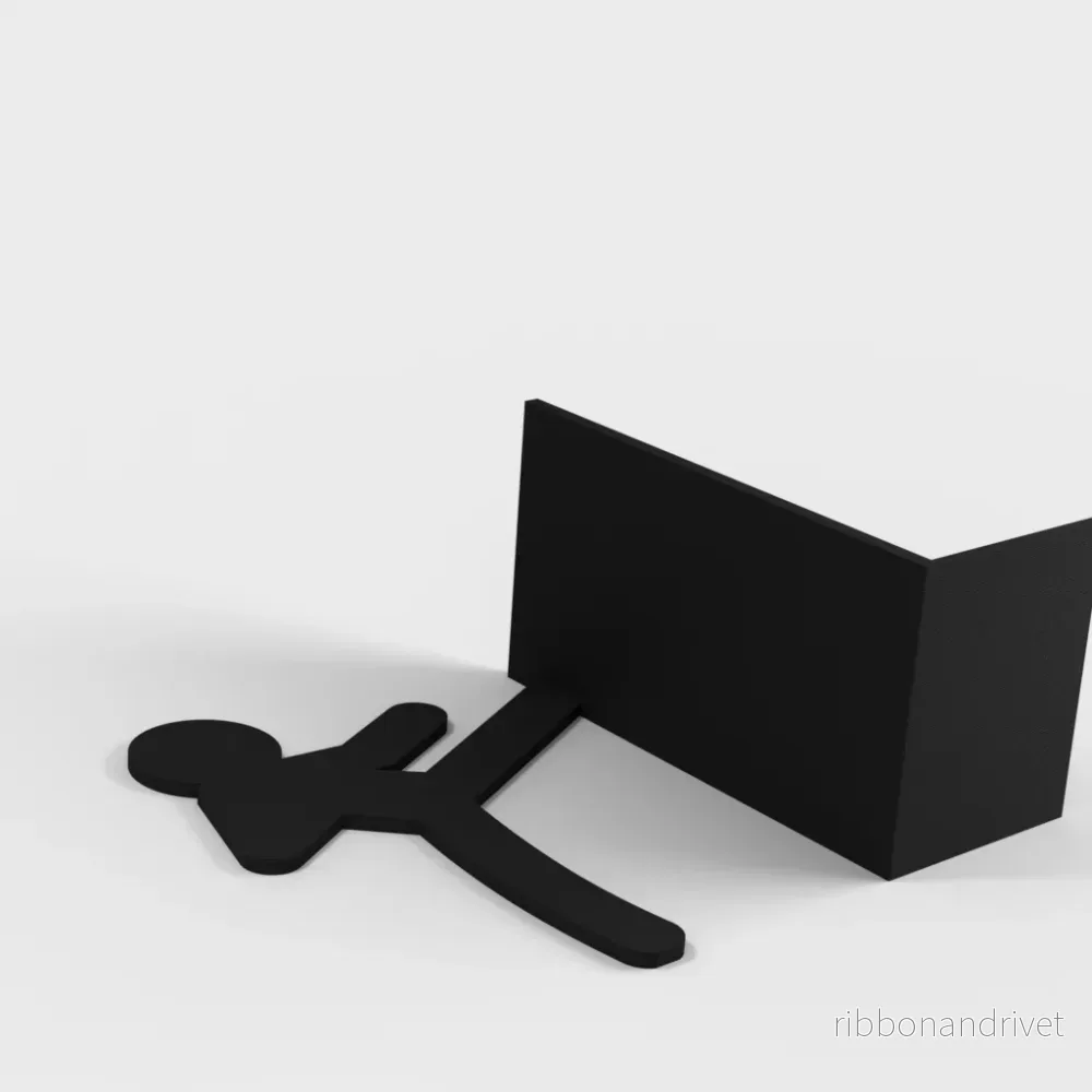 Karate stickman bokstöd för böcker - Bild 3