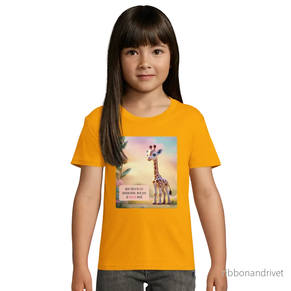 ECO Friendly T-shirt - Min värld är lite annorlunda, men den är magisk ändå