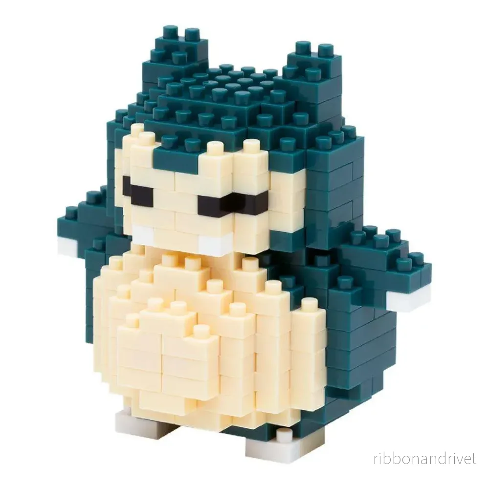 Nanoblock Pokémon – Snorlax Byggsats Nanoblock Pokémon – Snorlax Byggsats