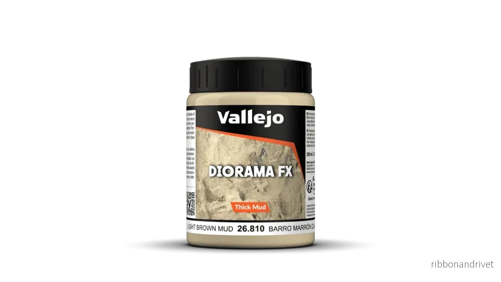 Vallejo Diorama FX Tjock Lera Ljusbrun 200 ml