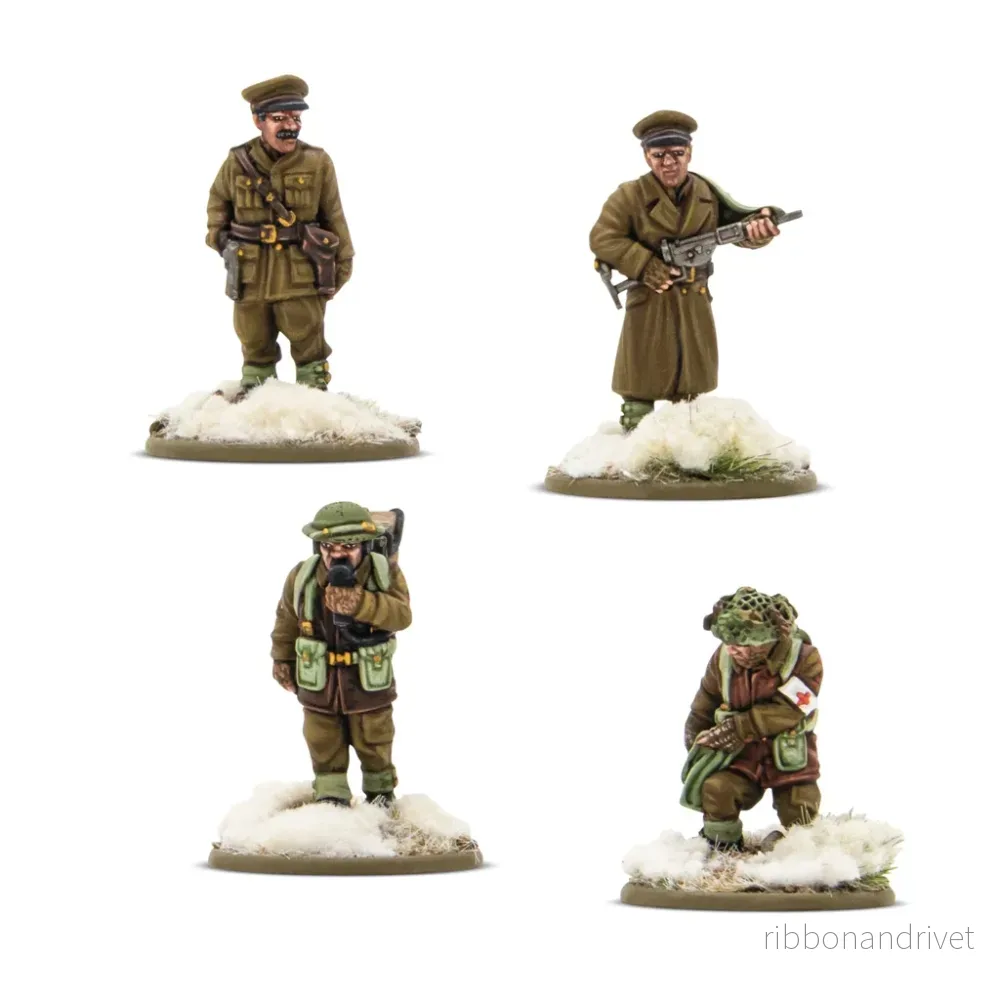 Bolt Action – British & Canadian Infantry (Winter) HQ
