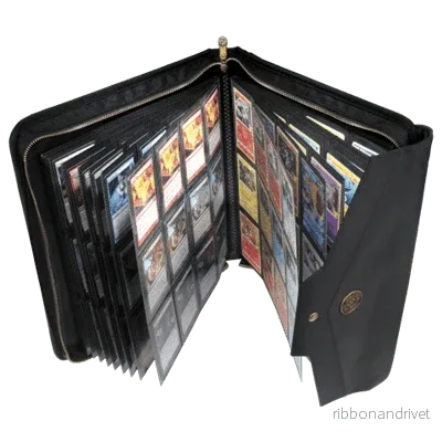 ENHANCE Trading Kortspels Album med 624 Korts Kapacitet ENHANCE Trading Kortspels Album med 624 Korts Kapacitet