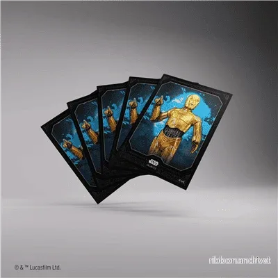 Gamegenic - Star Wars: Unlimited - En Laglös Tid - Premium Art Sleeves - C-3PO - Bild 2