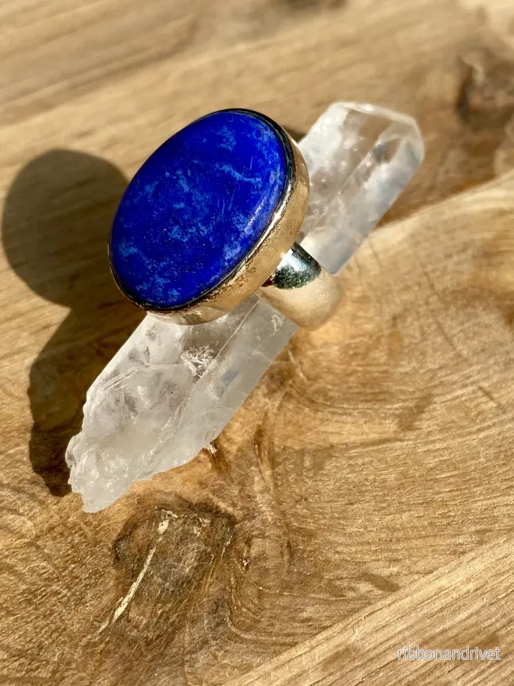 Ring Lapis Lazuli Oval - Bild 3