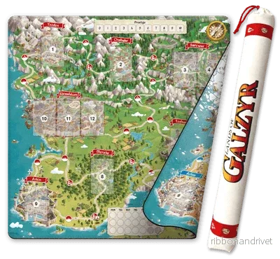 Lands of Galzyr Spelmatta och Väska