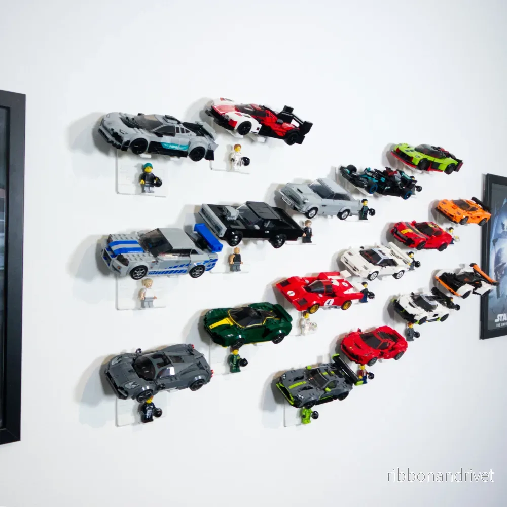 Universellt väggfäste för LEGO Speed Champions - Bild 3