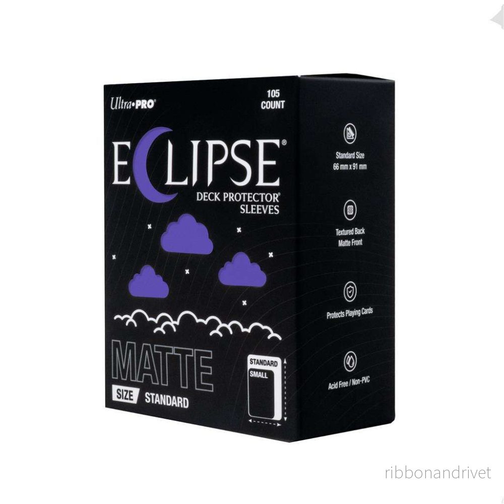 ECLIPSE® Matte Standard DECK PROTECTOR® Sleeves: Royal Purple – 105 st