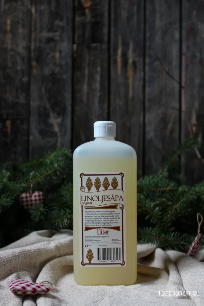 Linoljesåpa från Grunne, original – 1 Liter Linoljesåpa från Grunne, original – 1 Liter