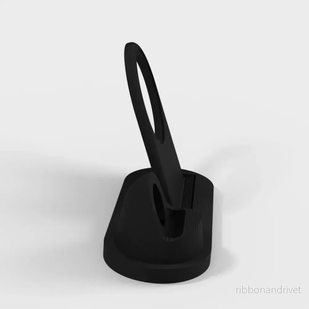 Rund laddningsstation för iPhone (8 Plus, X, XR, XS Max) och Apple Watch - Kompatibel med Ikea Rallen - Bild 2