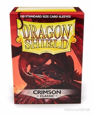 Dragon Shield Standard Sleeves – Crimson (100 Sleeves) Dragon Shield Standard Sleeves – Crimson (100 Sleeves)