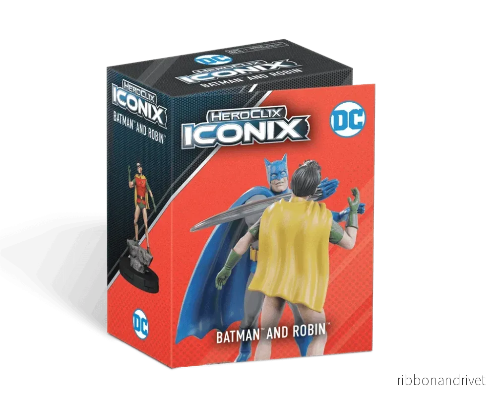 DC HeroClix Iconix: Batman och Robin DC HeroClix Iconix: Batman och Robin